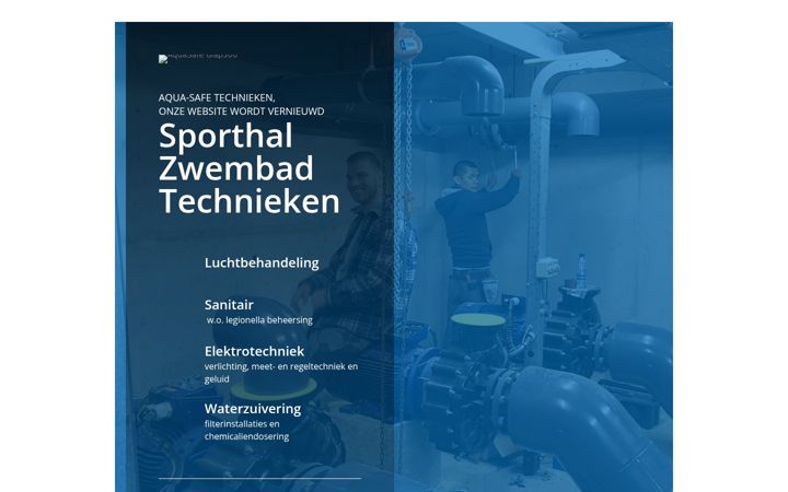 Screenshot of aquasafe.nl