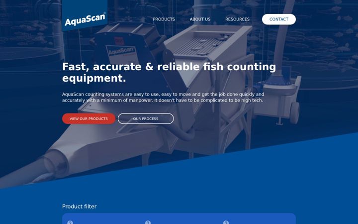 Screenshot of aquascan.com