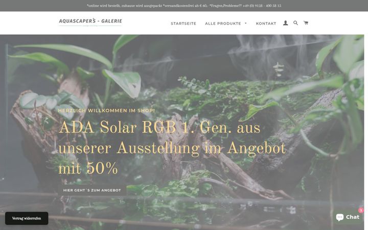 Screenshot ta' aquascapersgalerie.de