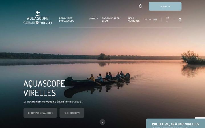 Screenshot ta' aquascope.be