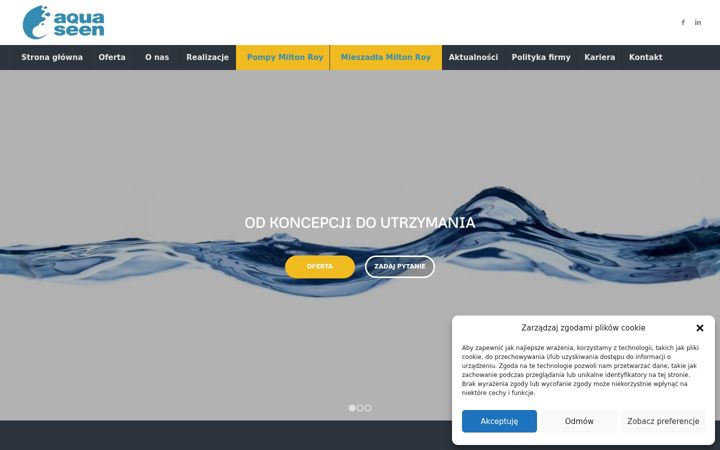 Screenshot of aquaseen.pl