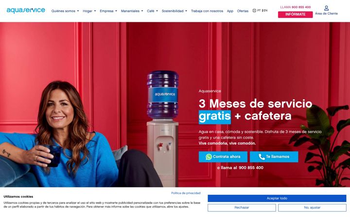 Screenshot of aquaservice.com