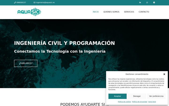 Screenshot of aquasic.com