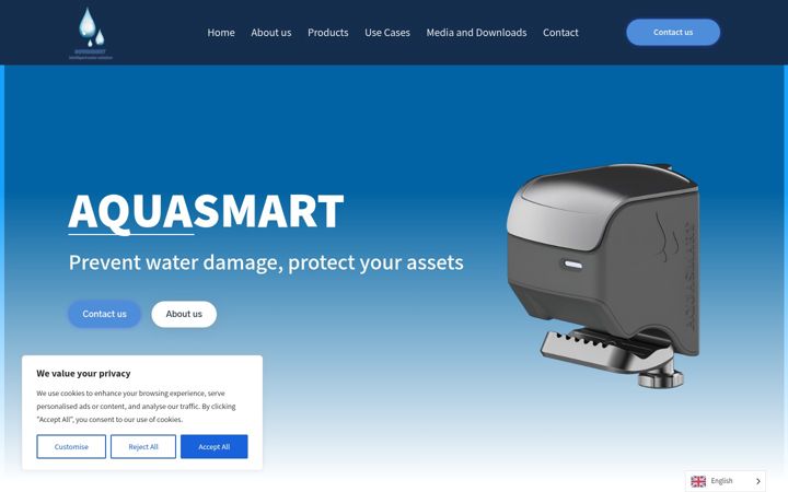 Screenshot of aquasmart.ai