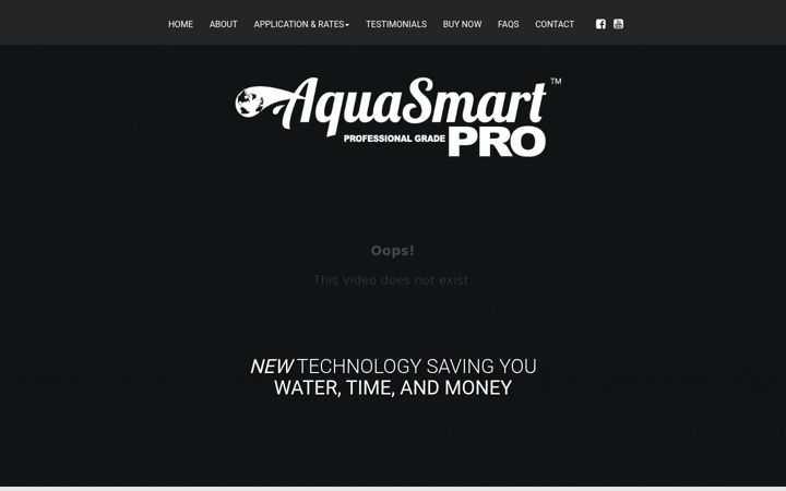 Screenshot of aquasmartpro.com