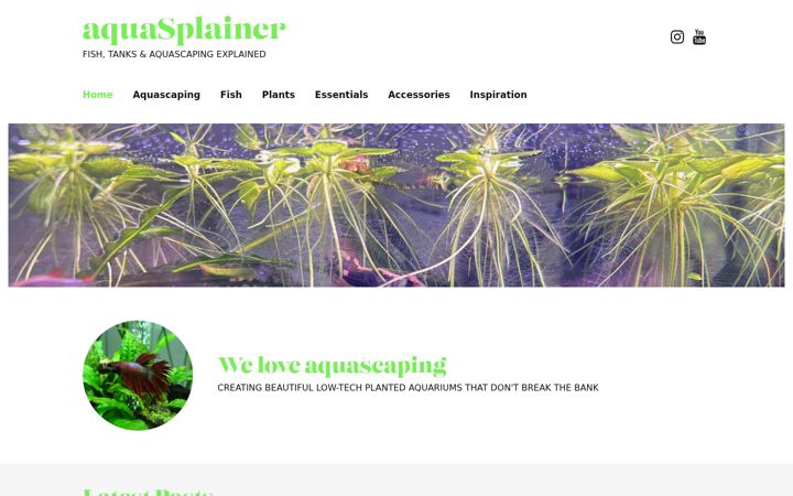 Screenshot of aquasplainer.com
