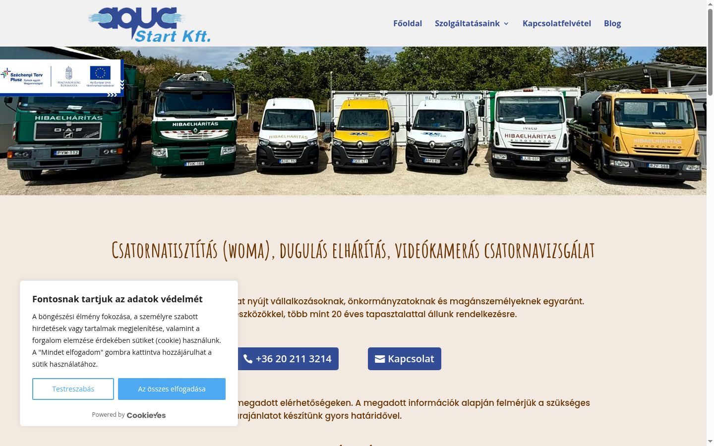 Screenshot tal-banner tal-kunsens muri qabel kwalunkwe interazzjoni