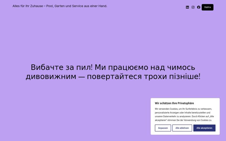 Screenshot of aquastatus.de