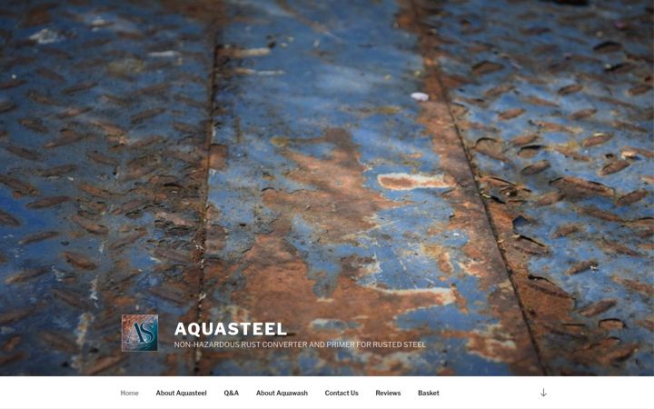 Screenshot ta' aquasteel.co.uk
