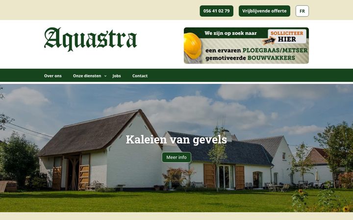 Screenshot di aquastra.be