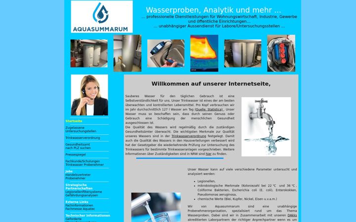 Screenshot of aquasummarum.de