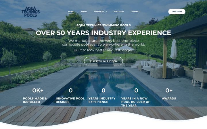 Screenshot of aquatechnicsuk.com