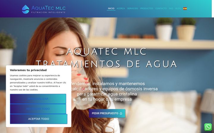 Screenshot του aquatecmlc.es
