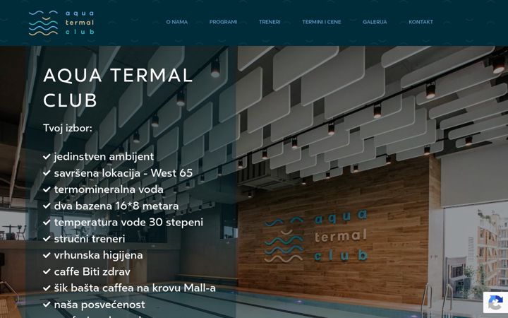 Screenshot of aquatermalclub.com
