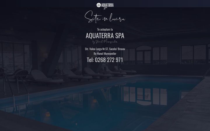 Screenshot of aquaterra-spa.ro