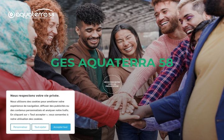 Képernyőkép: aquaterra58.fr