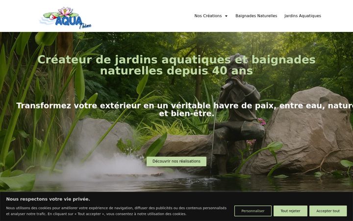Screenshot of aquatheme.fr