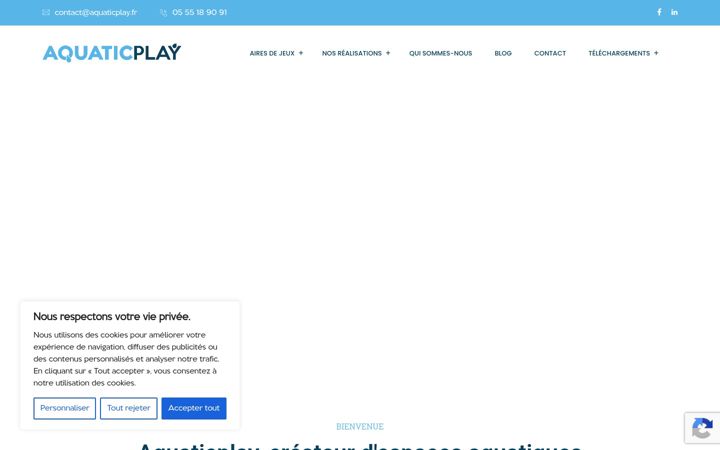 Screenshot of aquaticplay.fr