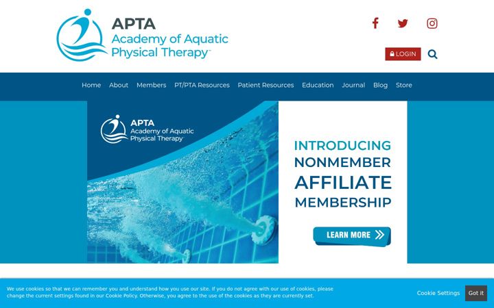 Screenshot ta' aquaticpt.org