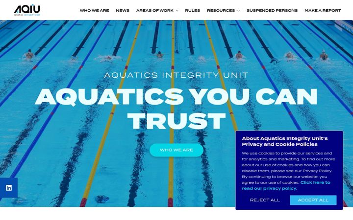 Screenshot του aquaticsintegrity.com
