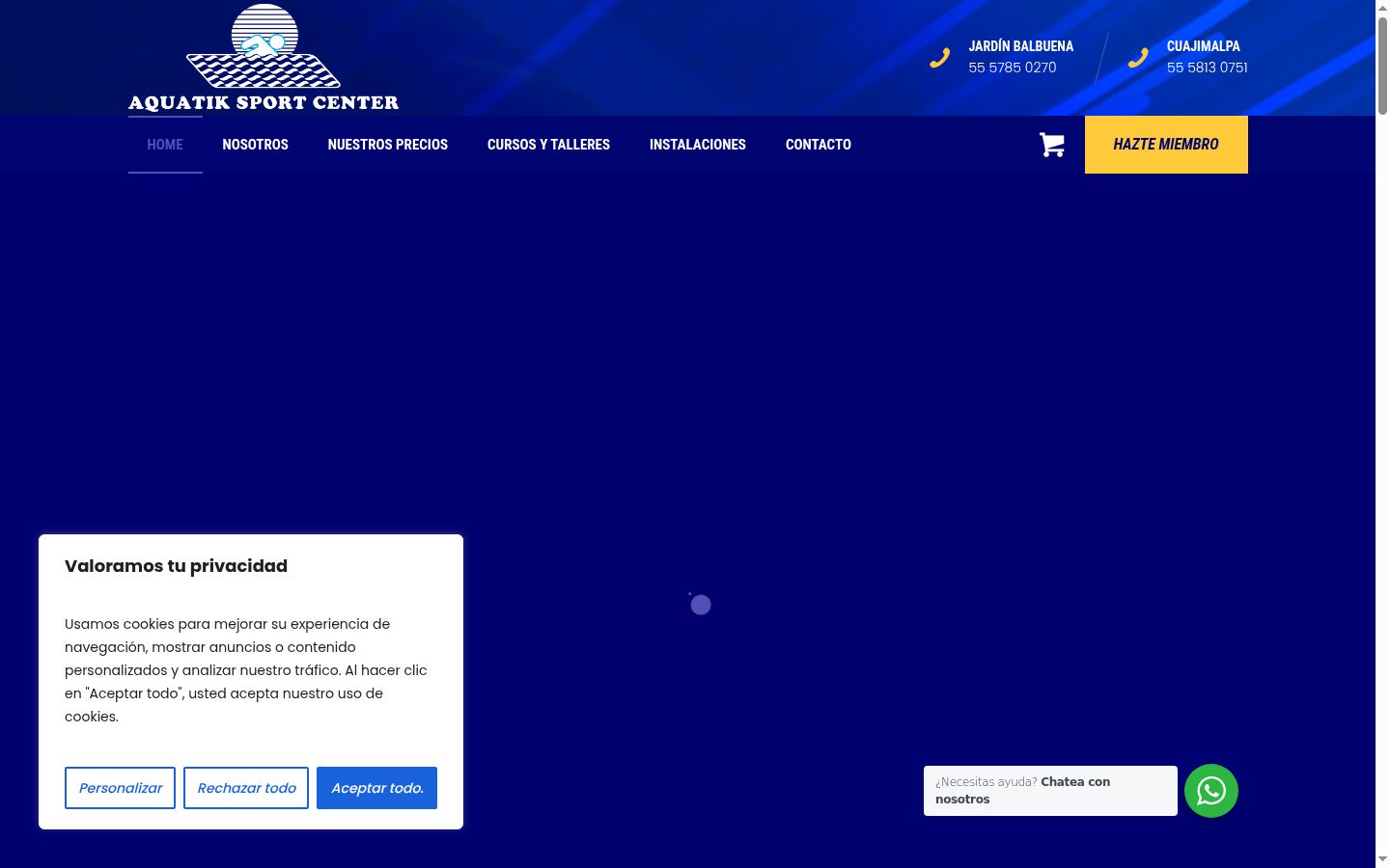 Screenshot van de toestemmingsbanner zoals getoond vóór enige interactie
