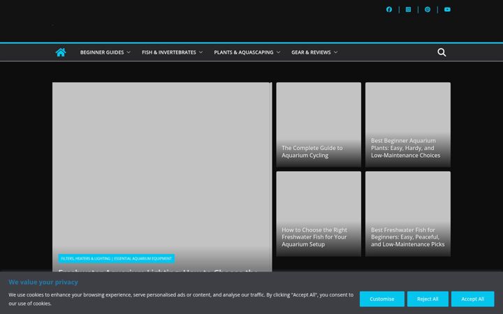 Screenshot του aquatikus.com