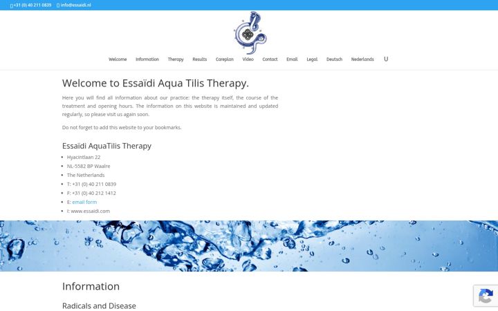 Екранна снимка на aquatilis.com