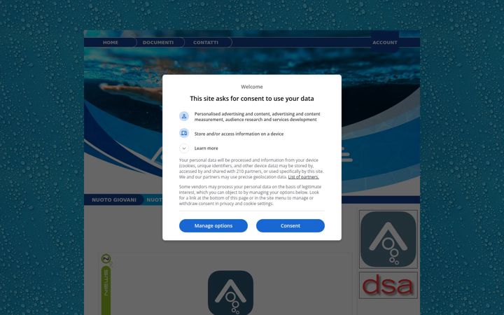 Screenshot of aquatime.it