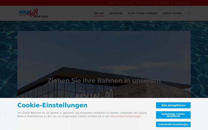 Screenshot of aquatoll.de