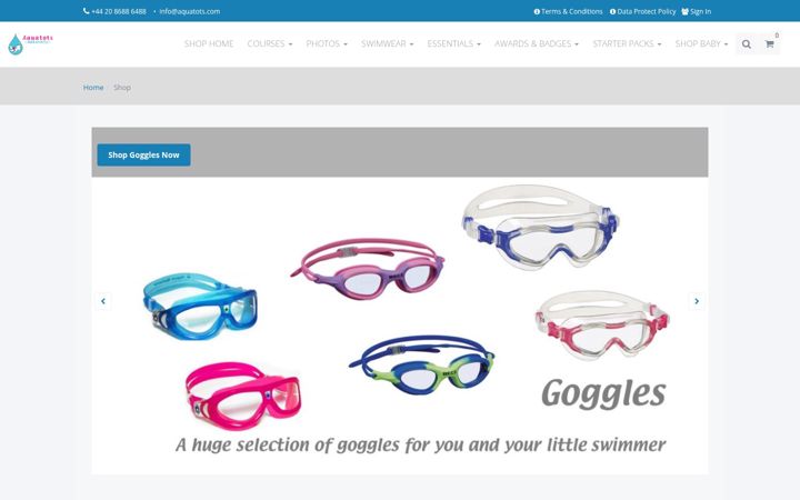 Screenshot του aquatotsonline.com