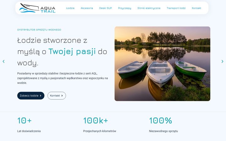 Captură de ecran a aquatrail.pl