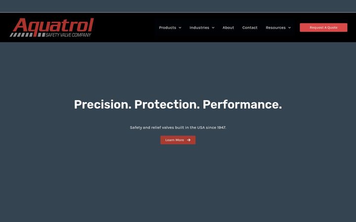 Screenshot του aquatrol.com