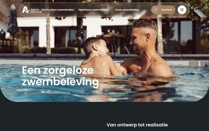 Screenshot of aquaunique.nl