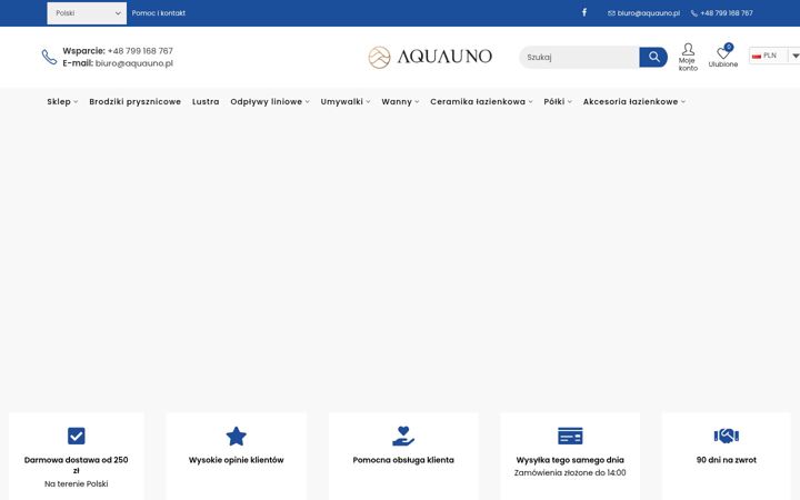 Screenshot ta' aquauno.pl