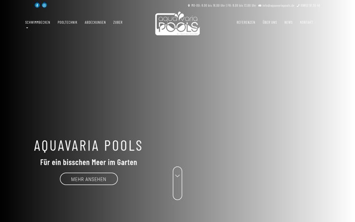 Screenshot of aquavariapools.de