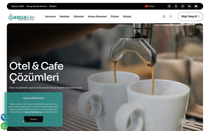 Screenshot of aquavav.com.tr