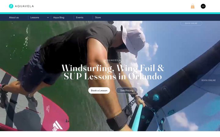 Screenshot ta' aquavela.surf