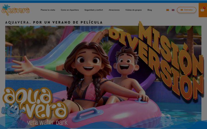 Screenshot of aquavera.com