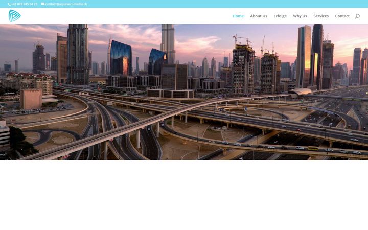 Screenshot of aquavert-media.ch