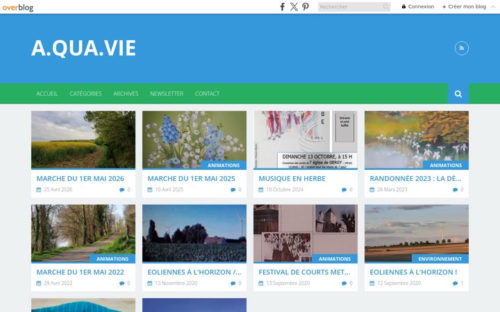 Screenshot of aquaviegergy.org
