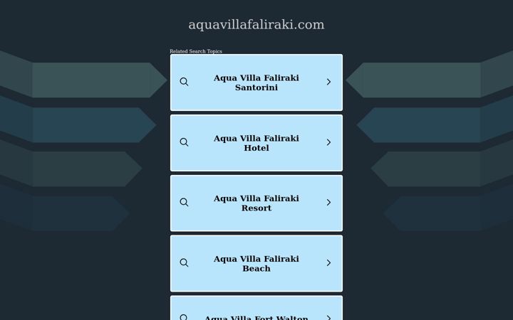 Screenshot of aquavillafaliraki.com