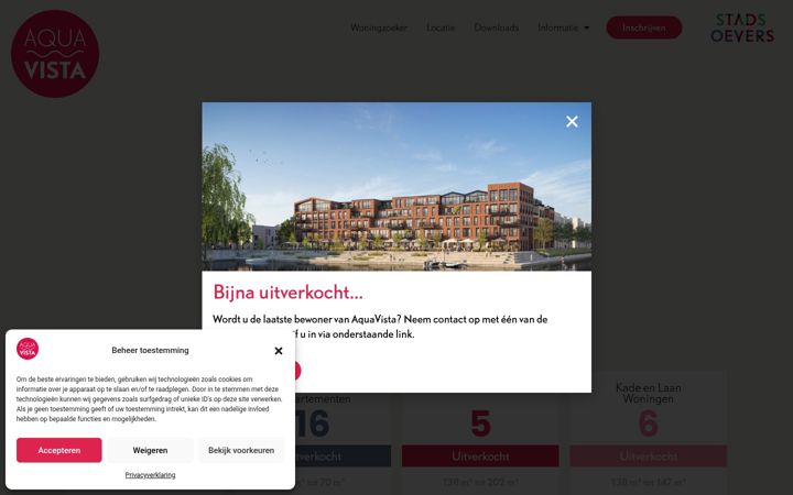 Screenshot of aquavista.nl