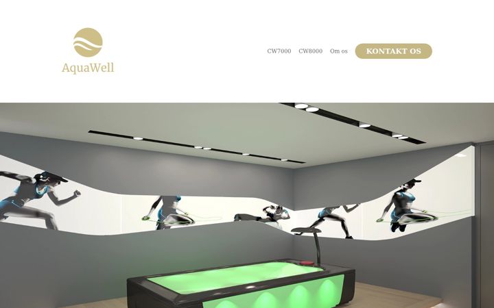 Screenshot of aquawell.dk