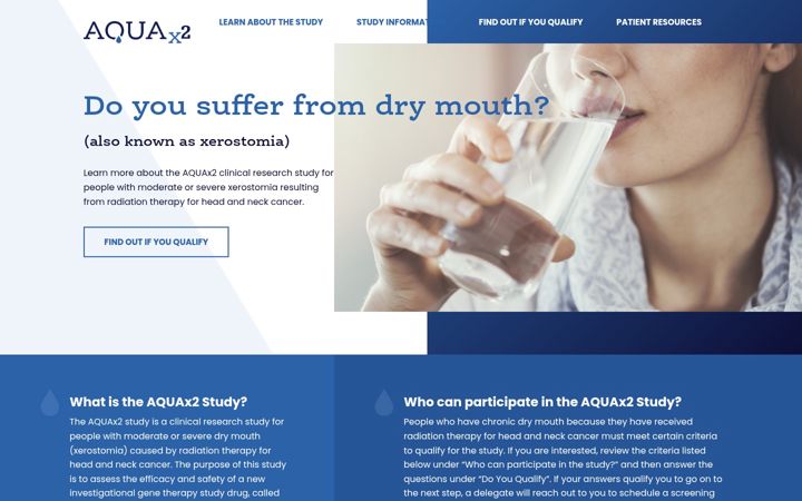 Ekraanipilt saidist aquax2study.com