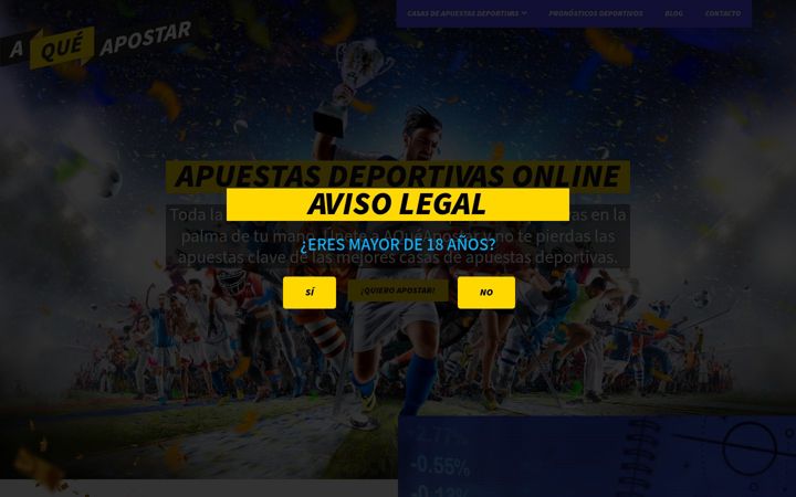 Screenshot of aqueapostar.com