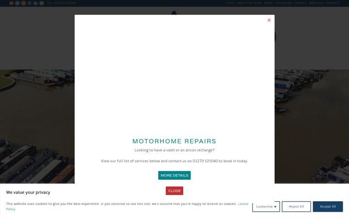 Screenshot of aqueductmarina.co.uk