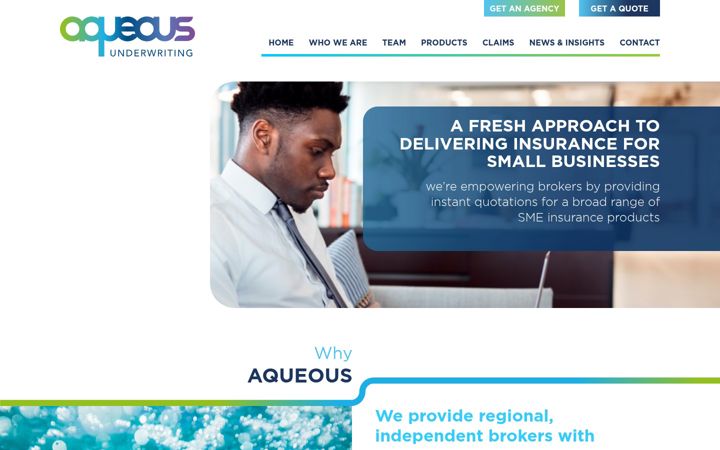 Skjámynd af aqueousuw.com