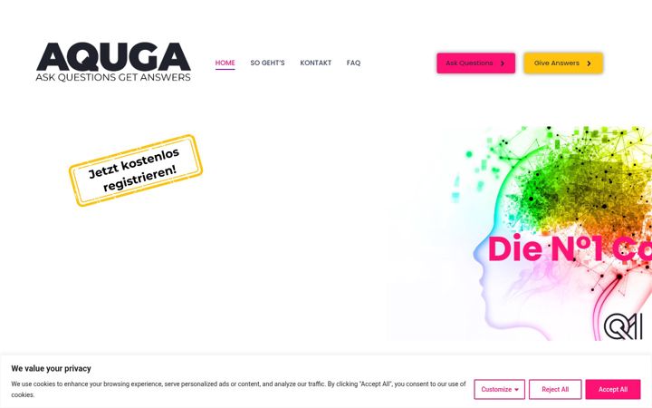 Screenshot of aquga.com