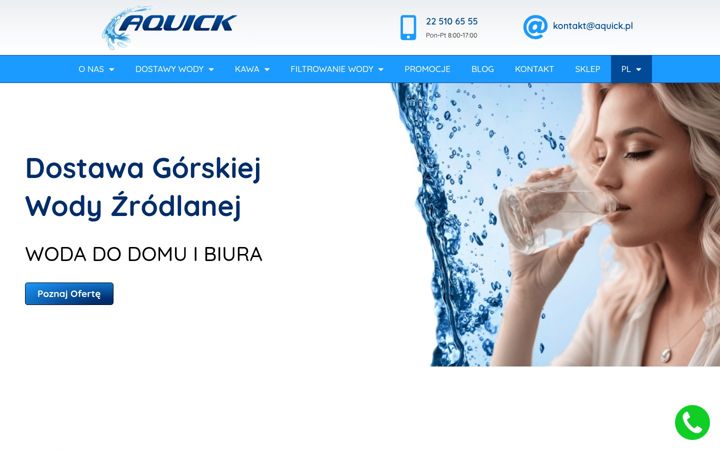 Screenshot του aquick.pl