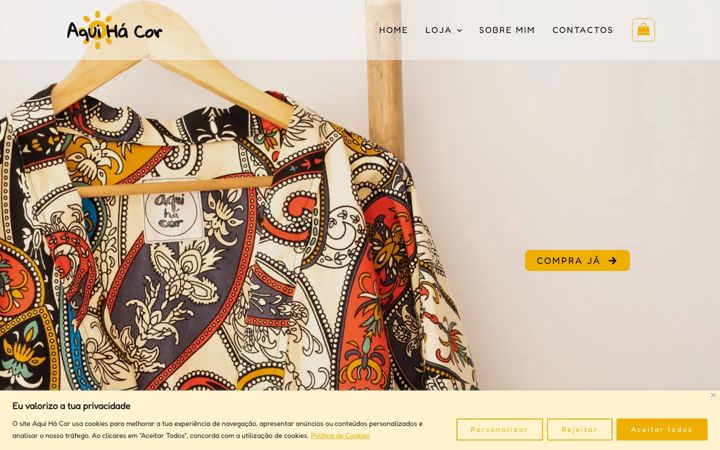 Screenshot of aquihacor.pt